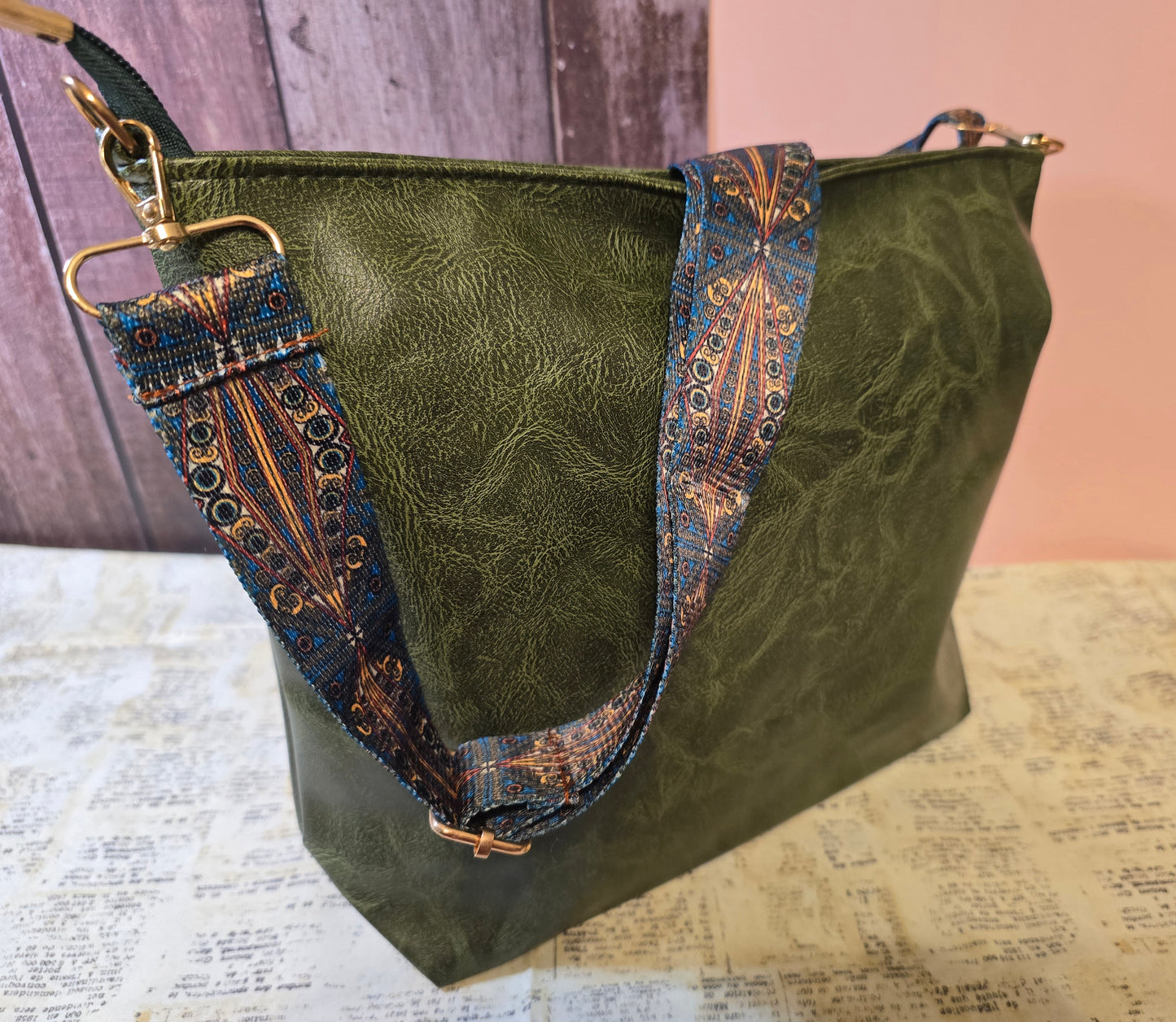 Guitar Strap Bag - Forest Green