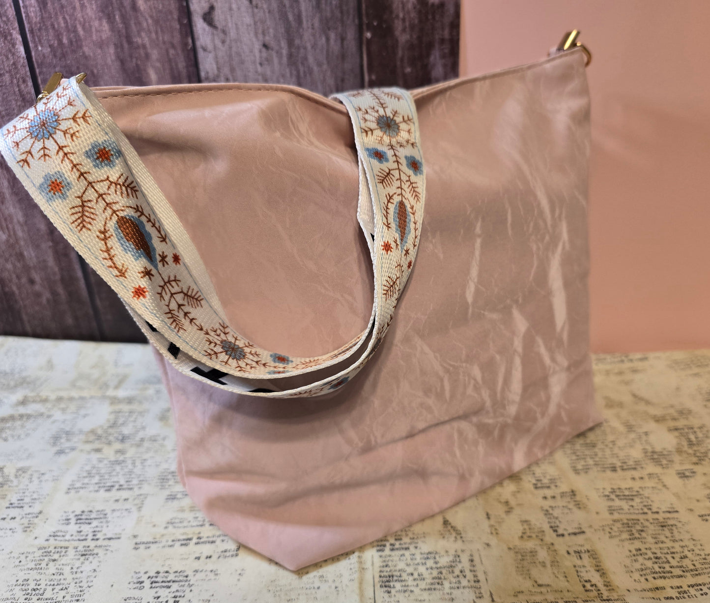 Guitar Strap Bag - Pastel Pink