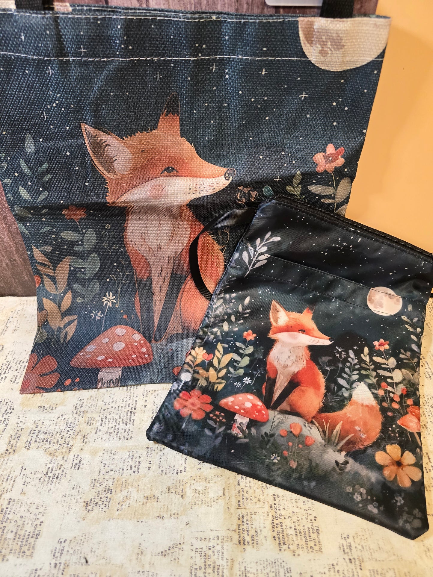 Tote & Book Sleeve Combo
