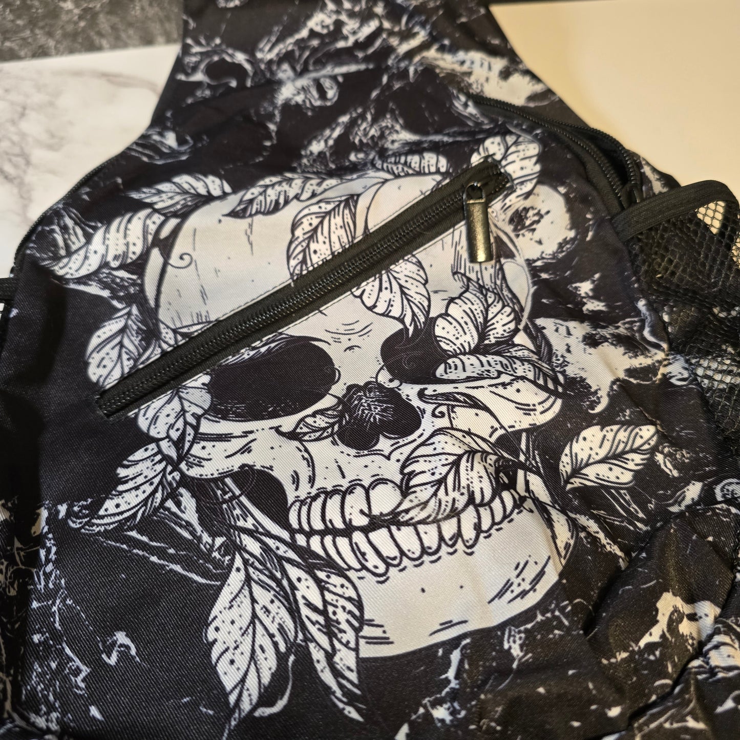 Large Skull Cross Body Bag