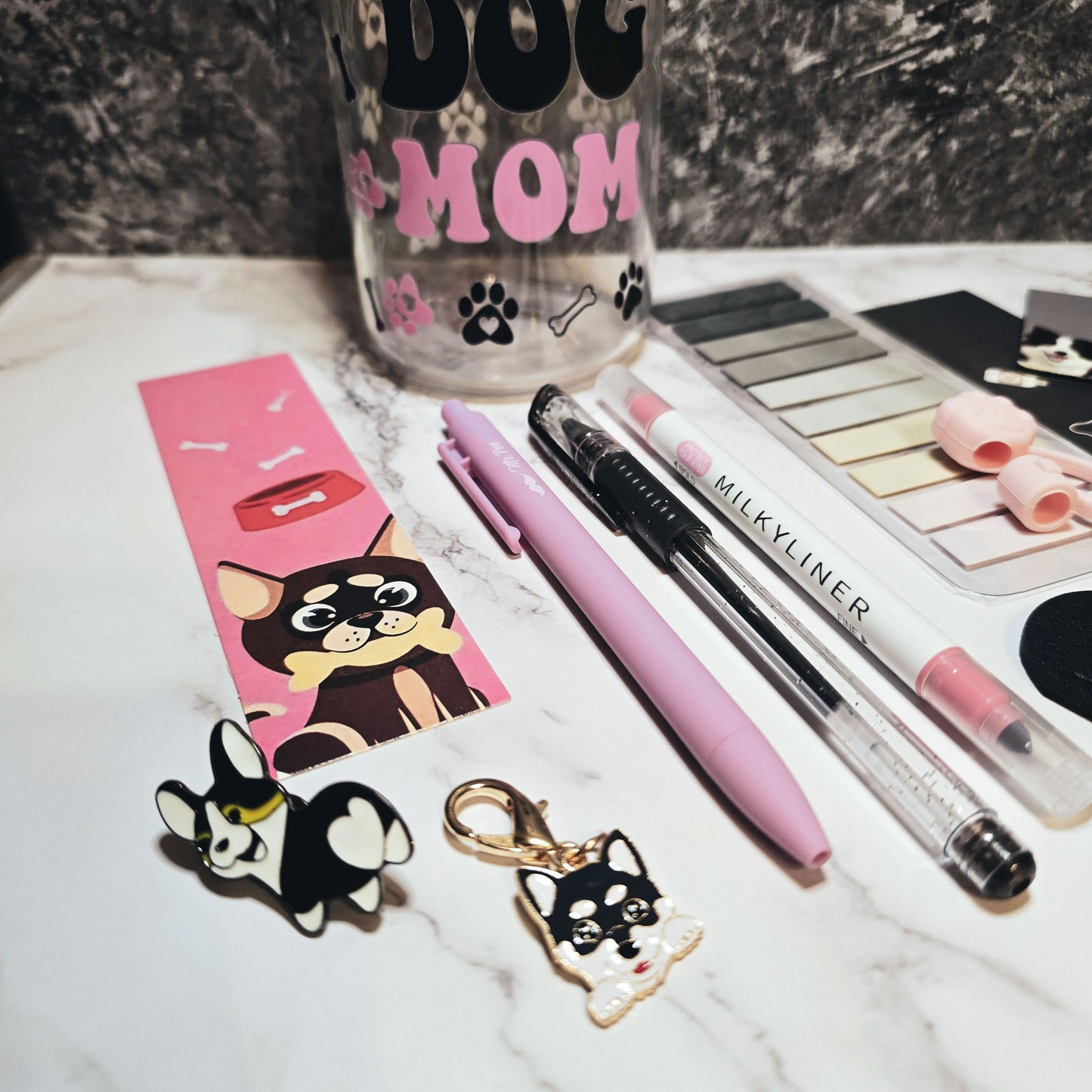 Bookish Gift Bundle + Glass Cup