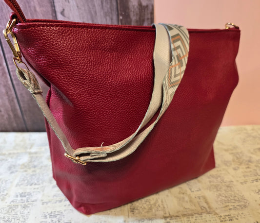 Guitar Strap Bag - Deep Red