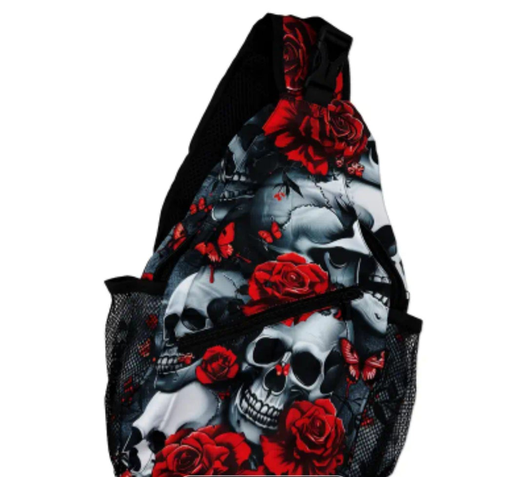 Large Skull Cross Body Bag